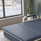 Pillow Included Sofa Futon Cushion Back Round Arms Convertible Sofa