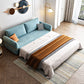 Azure Contemporary Seating with Pillows Convertible Sofa Bed for Apartment