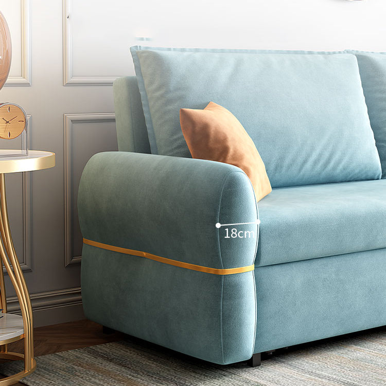 枕を備えたAzureコンテンポラリー席コンバーチブルソファベッド用アパート