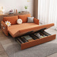 Moderne orange Sitzen Cabrio -Sofa mit Kissen für Wohnung