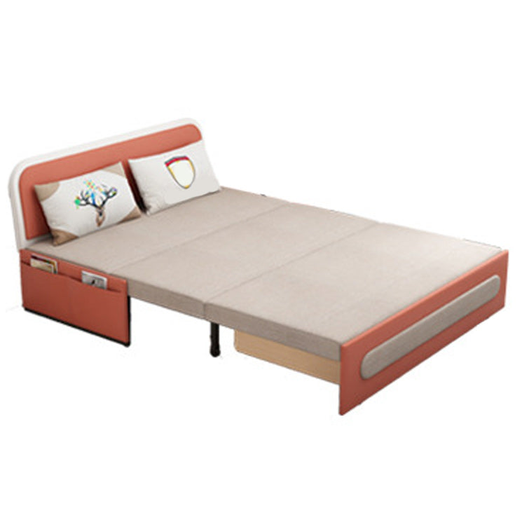 Pillow Included Sofa Futon Armless Cushion Back Convertible Sofa Clearhalo 'furn' 'furn_futons' 'Furniture' 'Futons & Daybeds' 'Futons' 'Living Room Furniture' 6433681