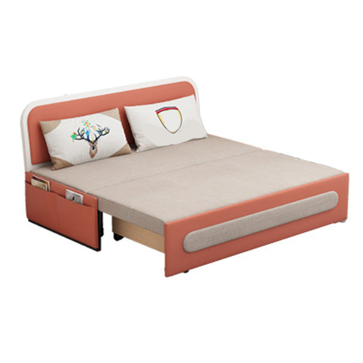 Pillow Included Sofa Futon Armless Cushion Back Convertible Sofa Clearhalo 'furn' 'furn_futons' 'Furniture' 'Futons & Daybeds' 'Futons' 'Living Room Furniture' 6433683