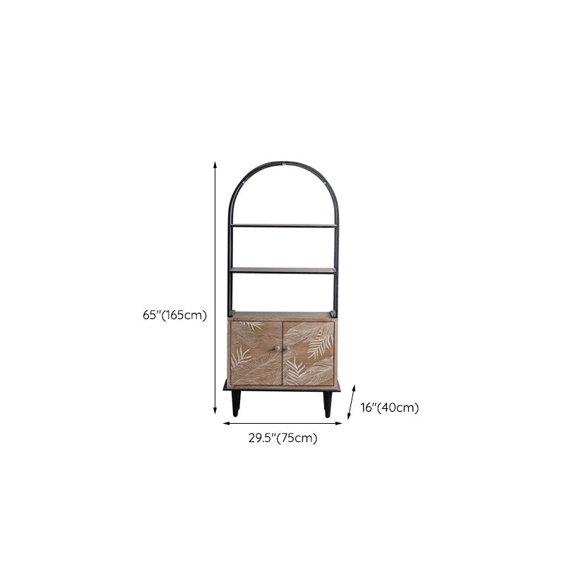 Mid-Century Modern Cabinet Solid Wood Rectangle with Drawer Accent Cabinet Clearhalo 'Cabinets & Chests' 'cabinets_chests' 'furn' 'furn_cabinets_chests' 'Furniture' 'Living Room Furniture' 6433709