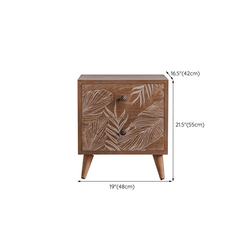 Mid-Century Modern Cabinet Solid Wood Rectangle with Drawer Accent Cabinet Clearhalo 'Cabinets & Chests' 'cabinets_chests' 'furn' 'furn_cabinets_chests' 'Furniture' 'Living Room Furniture' 6433710