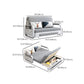 Pillow Included Sofa Futon Square Arms Convertible Sofa with Storage