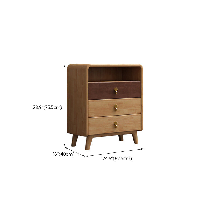 Modern Chest Rectangle with Drawer Solid Wood Squared Legs Accent Chest Clearhalo 'Cabinets & Chests' 'cabinets_chests' 'furn' 'furn_cabinets_chests' 'Furniture' 'Living Room Furniture' 6433775