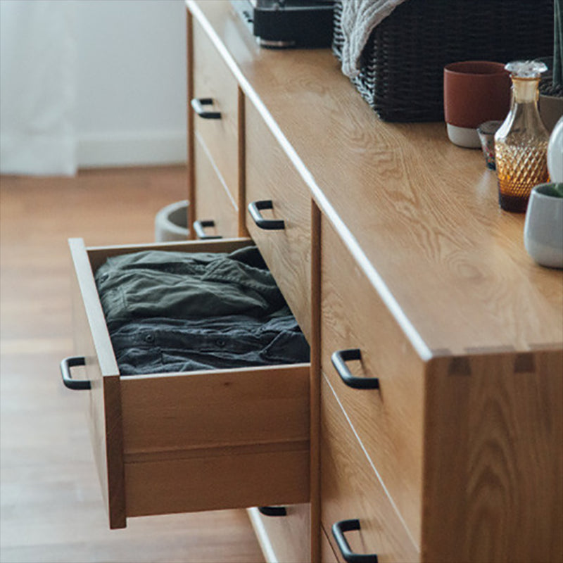 Modern Chest Rectangle Solid Wood 9 - Drawer Straight Legs Accent Chest Clearhalo 'Cabinets & Chests' 'cabinets_chests' 'furn' 'furn_cabinets_chests' 'Furniture' 'Living Room Furniture' 6433784