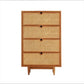 Contemporary Chest Rectangle Wicker&Rattan with Drawer Accent Chest 4 Clearhalo 'Cabinets & Chests' 'cabinets_chests' 'furn' 'furn_cabinets_chests' 'Furniture' 'Living Room Furniture' 6433791
