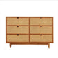 Contemporary Chest Rectangle Wicker&Rattan with Drawer Accent Chest 6 Clearhalo 'Cabinets & Chests' 'cabinets_chests' 'furn' 'furn_cabinets_chests' 'Furniture' 'Living Room Furniture' 6433793