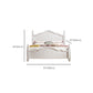 Victorian White Standard Bed in Solid Wood with Panel Headboard Clearhalo 'Bedroom Furniture' 'Beds' 'furn' 'furn_beds' 'Furniture' 6433815