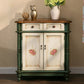 33.07" Tall Wood 2 - Drawer Cabinet 2 Door Accent Cabinet - Wood Clearhalo 'Cabinets & Chests' 'cabinets_chests' 'furn' 'furn_cabinets_chests' 'Furniture' 'Living Room Furniture' 6433870