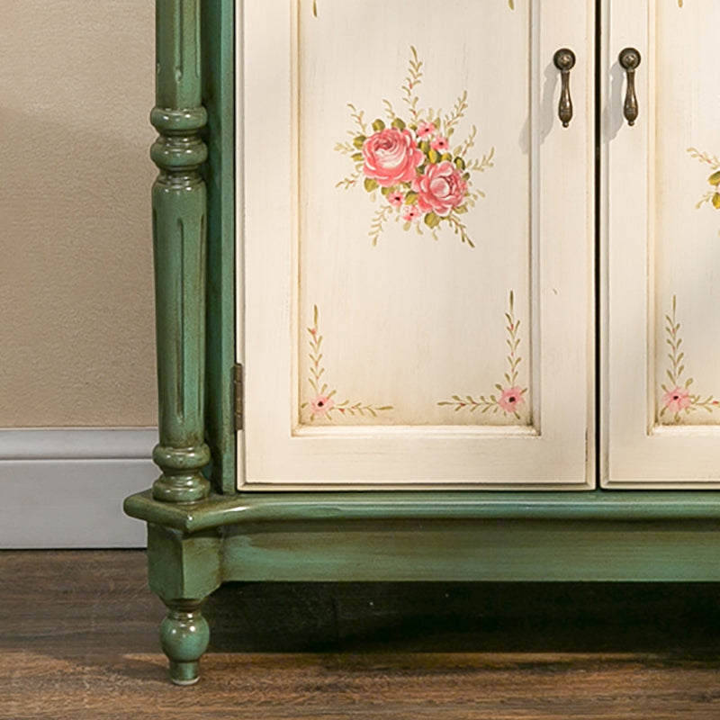 33.07" Tall Wood 2 - Drawer Cabinet 2 Door Accent Cabinet - Wood Clearhalo 'Cabinets & Chests' 'cabinets_chests' 'furn' 'furn_cabinets_chests' 'Furniture' 'Living Room Furniture' 6433881