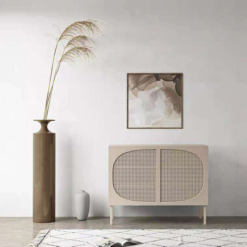 2-Door Wood Cabinet 35.43" Modern Rectangular Accent Cabinet Clearhalo 'Cabinets & Chests' 'cabinets_chests' 'furn' 'furn_cabinets_chests' 'Furniture' 'Living Room Furniture' 6433884