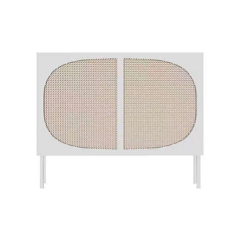 2-Door Wood Cabinet 35.43" Modern Rectangular Accent Cabinet White Clearhalo 'Cabinets & Chests' 'cabinets_chests' 'furn' 'furn_cabinets_chests' 'Furniture' 'Living Room Furniture' 6433894
