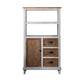 Rectangular Wood Cabinet Industrial Accent Chest in Distressed White 27.6"L x 13.8"W x 48"H Clearhalo 'Cabinets & Chests' 'cabinets_chests' 'furn' 'furn_cabinets_chests' 'Furniture' 'Living Room Furniture' 6433935