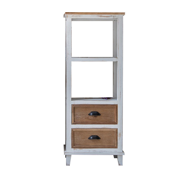 Rectangular Wood Cabinet Industrial Accent Chest in Distressed White Clearhalo 'Cabinets & Chests' 'cabinets_chests' 'furn' 'furn_cabinets_chests' 'Furniture' 'Living Room Furniture' 6433936