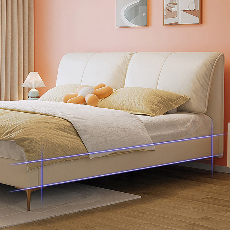 Cadre de lit de crème glamour