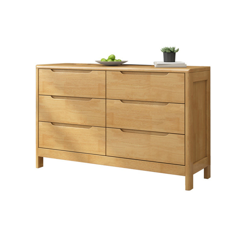 Mid-Century Modern Chest Squared Legs with Drawer Solid Wood Accent Chest Wood 6 Clearhalo 'Cabinets & Chests' 'cabinets_chests' 'furn' 'furn_cabinets_chests' 'Furniture' 'Living Room Furniture' 6434043