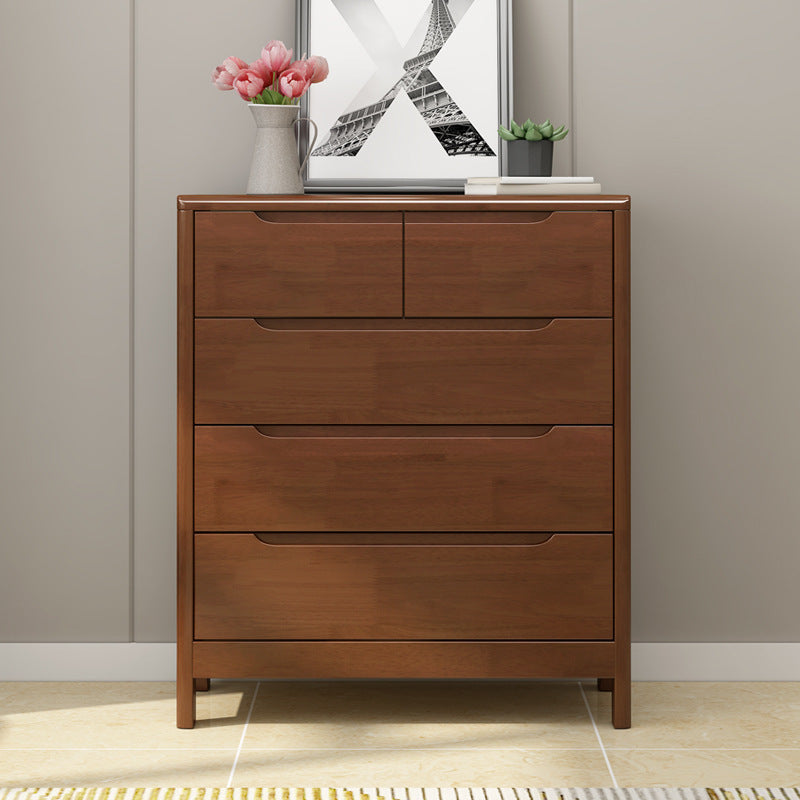 Mid-Century Modern Chest Squared Legs with Drawer Solid Wood Accent Chest Clearhalo 'Cabinets & Chests' 'cabinets_chests' 'furn' 'furn_cabinets_chests' 'Furniture' 'Living Room Furniture' 6434046