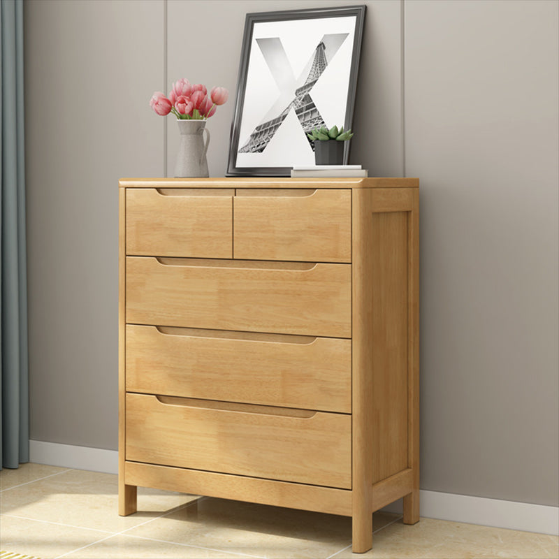 Mid-Century Modern Chest Squared Legs with Drawer Solid Wood Accent Chest Clearhalo 'Cabinets & Chests' 'cabinets_chests' 'furn' 'furn_cabinets_chests' 'Furniture' 'Living Room Furniture' 6434059