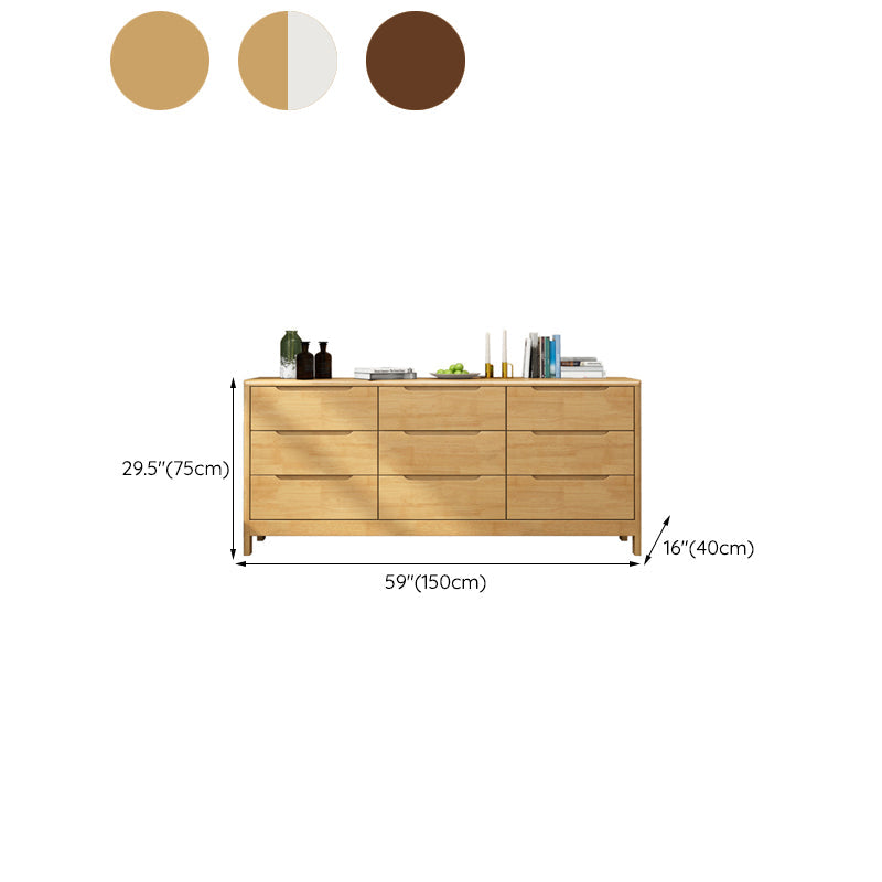 Mid-Century Modern Chest Squared Legs with Drawer Solid Wood Accent Chest Clearhalo 'Cabinets & Chests' 'cabinets_chests' 'furn' 'furn_cabinets_chests' 'Furniture' 'Living Room Furniture' 6434062