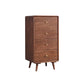 Mid-Century Modern Chest Pine Wood Drawer Knobs Rectangle Accent Chest Clearhalo 'Cabinets & Chests' 'cabinets_chests' 'furn' 'furn_cabinets_chests' 'Furniture' 'Living Room Furniture' 6434088