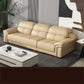 38 "H Hedendaagse sectionele sofa beige leer getuft sectional