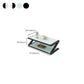 17.7"H Rectangle Glass Coffee Table Steel Abstract Base Cocktail Table with Shelf Clearhalo 'Coffee & Accent Tables' 'Coffee Tables' 'coffee_tables' 'furn' 'furn_coffee_tables' 'Furniture' 'Living Room Furniture' 6434419