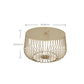 Contemporary Round Top Cocktail Table with Frame Base in Iron Clearhalo 'Coffee & Accent Tables' 'Coffee Tables' 'coffee_tables' 'furn' 'furn_coffee_tables' 'Furniture' 'Living Room Furniture' 6434508