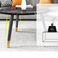 Contemporary Round Coffee Table with 3 Metal Legs and Wooden Top Clearhalo 'Coffee & Accent Tables' 'Coffee Tables' 'coffee_tables' 'furn' 'furn_coffee_tables' 'Furniture' 'Living Room Furniture' 6434722