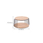 Nordic Solid Wood Round Coffee Cocktail Table with Floor Shelf Clearhalo 'Coffee & Accent Tables' 'Coffee Tables' 'coffee_tables' 'furn' 'furn_coffee_tables' 'Furniture' 'Living Room Furniture' 6434750