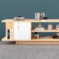 Scandinavian Coffee Table with Shelves and 1 Drawer Cocktail Table Clearhalo 'Coffee & Accent Tables' 'Coffee Tables' 'coffee_tables' 'furn' 'furn_coffee_tables' 'Furniture' 'Living Room Furniture' 6434846