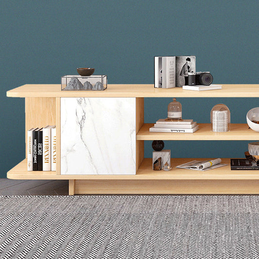 Tavolino scandinavo con mensole e 1 tavolo da cocktail