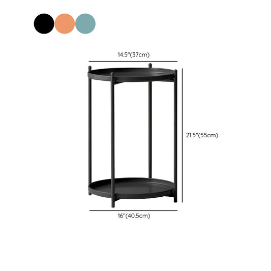 ミッドセンチュリーラウンドトレイトップサイドエンドテーブル4脚サイドテーブル