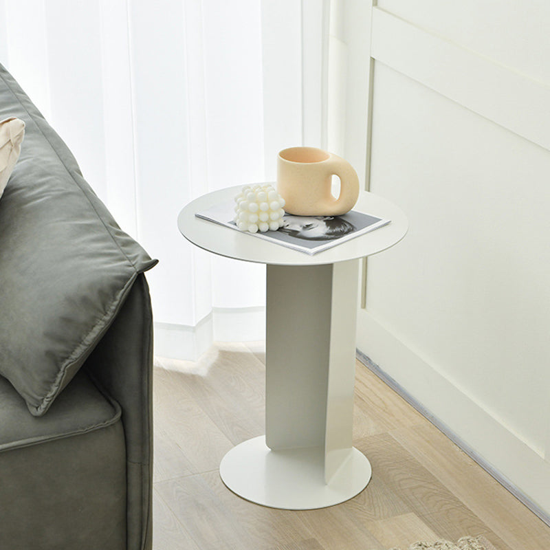 ミッドセンチュリーモダンラウンドサイド表19.68インチ台座エンドテーブル