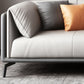Contemporary Stationary Sofa Standard Square Arm Sofa for Living Room