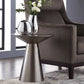 Mid-Century Side Table Metal Round Pedestal Living Room End Table Clearhalo 'Coffee & Accent Tables' 'End & Side Tables' 'end_side_tables' 'furn' 'furn_end_side_tables' 'Furniture' 'Living Room Furniture' 6435219