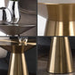 Mid-Century Side Table Metal Round Pedestal Living Room End Table Clearhalo 'Coffee & Accent Tables' 'End & Side Tables' 'end_side_tables' 'furn' 'furn_end_side_tables' 'Furniture' 'Living Room Furniture' 6435224