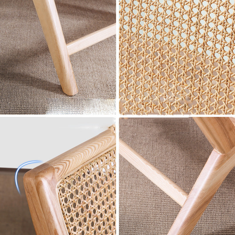 Leather Woven Back Chair Basic Four Leg Lounge Chair for Living Room Clearhalo 'Accent Chairs' 'accent_chairs' 'Chairs & Seating' 'furn' 'furn_accent_chairs' 'Furniture' 'Living Room Furniture' 6435350