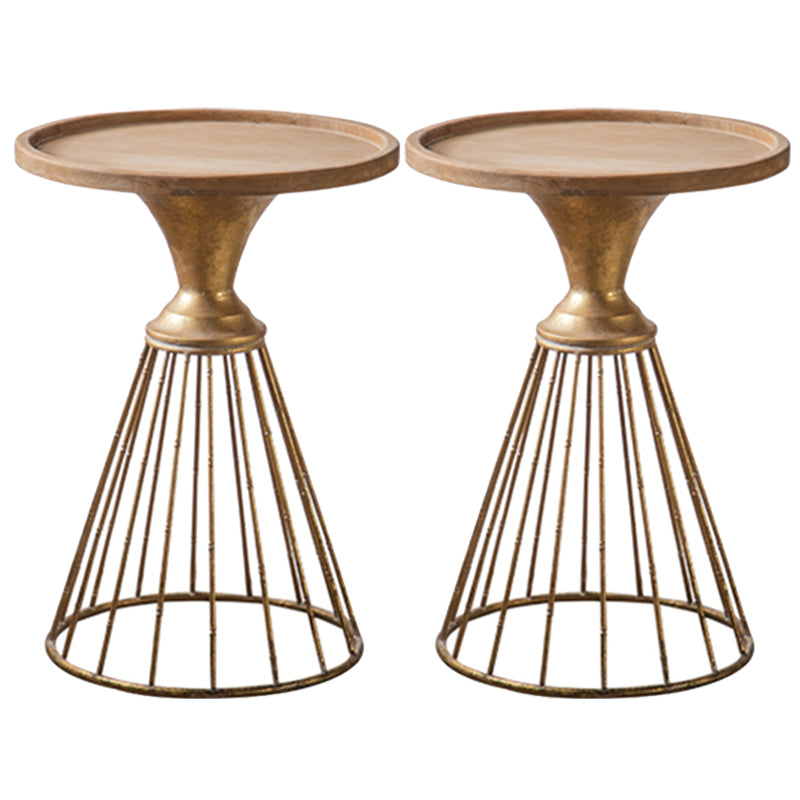 フレンチカントリーフレームエンドテーブルアンティークブラスアイアンクラフトエンドテーブル