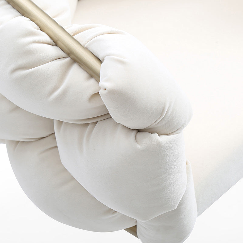 Sloped Arms Lounge Chair Basic Four Legs Chair for Living Room Clearhalo 'Accent Chairs' 'accent_chairs' 'Chairs & Seating' 'furn' 'furn_accent_chairs' 'Furniture' 'Living Room Furniture' 6435589