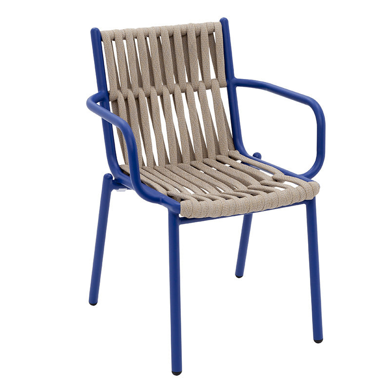 Fixed Back Lounge Chair Basic Four Legs Chair for Living Room Blue 1 Piece Clearhalo 'Accent Chairs' 'accent_chairs' 'Chairs & Seating' 'furn' 'furn_accent_chairs' 'Furniture' 'Living Room Furniture' 6435601