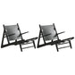 Reclining Lounge Chair Solid Wood Frame Chair for Living Room Black Leather 2 Piece Set Clearhalo 'Accent Chairs' 'accent_chairs' 'Chairs & Seating' 'furn' 'furn_accent_chairs' 'Furniture' 'Living Room Furniture' 6435626