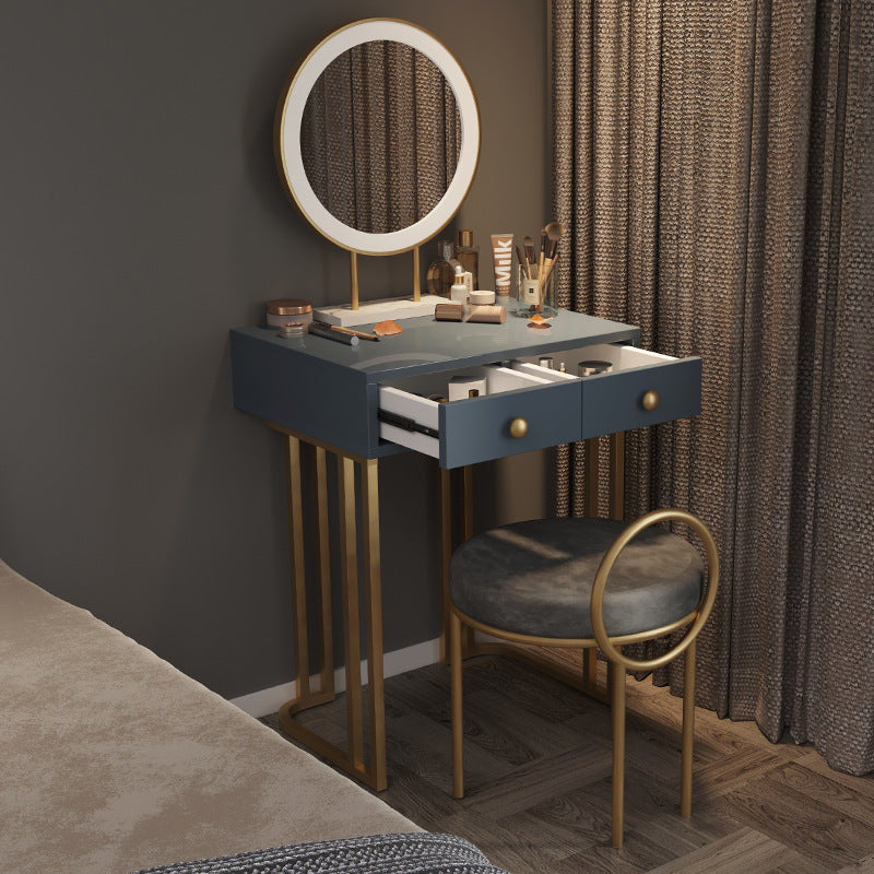 Trucco in legno Vanity 15.74 "tavoli da vanità larghi con 2 cassetti