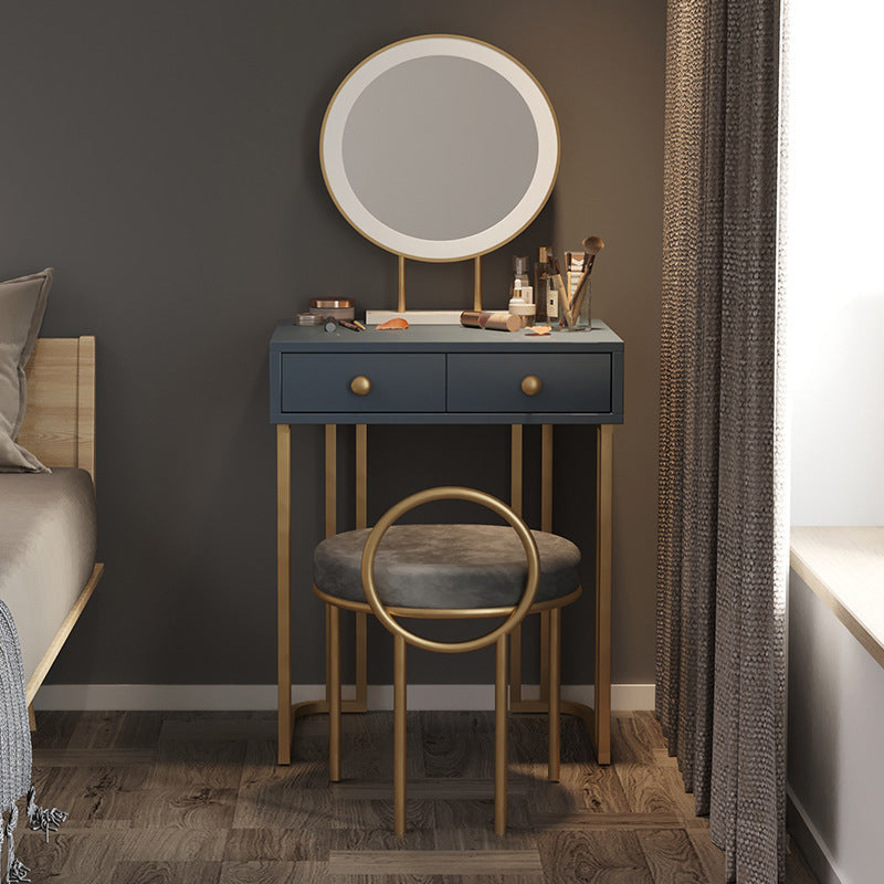 Trucco in legno Vanity 15.74 "tavoli da vanità larghi con 2 cassetti