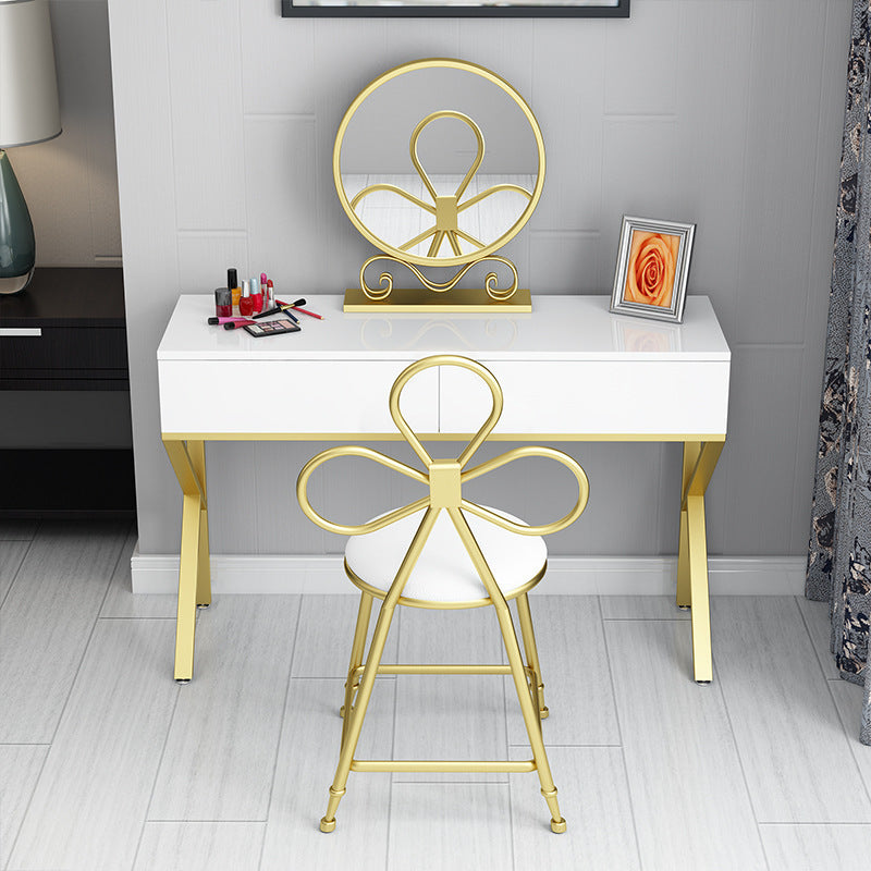 Glam Make-up Vanity 15.74 "tavoli da vanità larghi con 2 cassetti