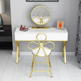 Glam Make-up Vanity 15.74 "tavoli da vanità larghi con 2 cassetti