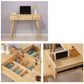 Solid Wood Vanity Dressing Table Scandinavian Flip-Top Mirror Vanity Desk