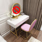 15.74" Wide Makeup Vanity Desk Bright White  Vanity Tables with 2 Storage Drawers