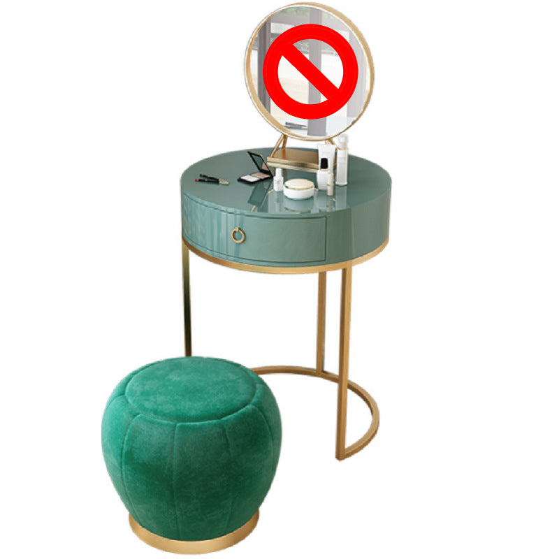 Glam Make-up Vanity 31.49" Wide Vanity Tables with 1 Storage Drawer Clearhalo 'Bedroom Furniture' 'furn' 'furn_makeup_vanities' 'Furniture' 'Makeup Vanities' 'makeup_vanities' 6435800